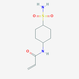N-(4-Sulfamoylcyclohexyl)prop-2-enamide