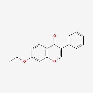 molecular formula C17H14O3 B2953210 7-ethoxy-3-phenyl-4H-chromen-4-one CAS No. 13057-73-3