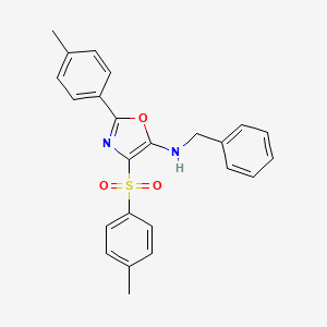 N-benzyl-2-(p-tolyl)-4-tosyloxazol-5-amine