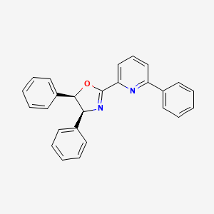 molecular formula C26H20N2O B2953259 (4S,5R)-2-(6-Phenyl-2-pyridyl)-4,5-diphenyl-4,5-dihydrooxazole CAS No. 1509929-23-0