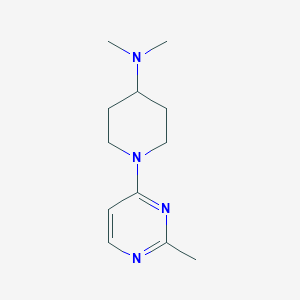 molecular formula C12H20N4 B2953283 N,N-二甲基-1-(2-甲基嘧啶-4-基)哌啶-4-胺 CAS No. 2034511-41-4