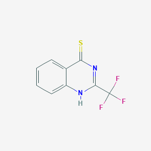 molecular formula C9H5F3N2S B2953362 2-(Trifluoromethyl)quinazoline-4-thiol CAS No. 35982-23-1