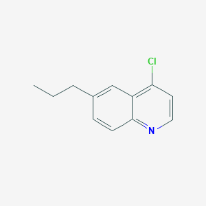 molecular formula C12H12ClN B2953363 4-氯-6-丙基喹啉 CAS No. 1156602-03-7