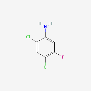 molecular formula C6H4Cl2FN B2953396 2,4-Dichloro-5-fluoroaniline CAS No. 348-64-1