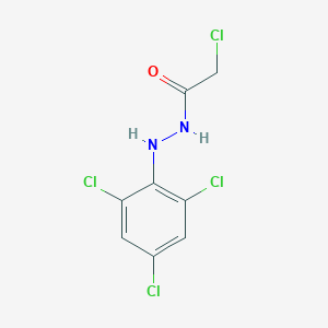 molecular formula C8H6Cl4N2O B2953478 2-chloro-N'-(2,4,6-trichlorophenyl)acetohydrazide CAS No. 219139-34-1