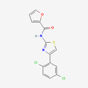 N-[4-(2,5-dichlorophenyl)-1,3-thiazol-2-yl]furan-2-carboxamide