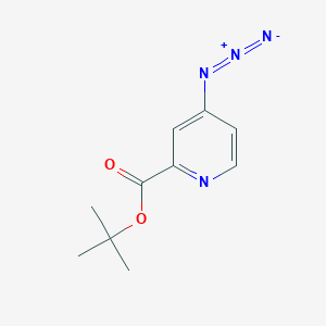 molecular formula C10H12N4O2 B2953499 Tert-butyl 4-azidopyridine-2-carboxylate CAS No. 1955523-90-6