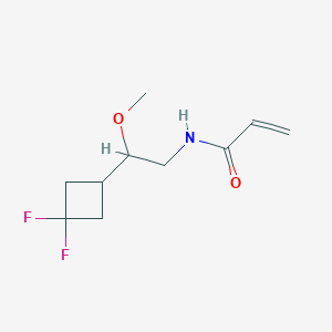 N-[2-(3,3-Difluorocyclobutyl)-2-methoxyethyl]prop-2-enamide
