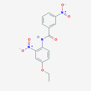 molecular formula C15H13N3O6 B2953556 甲酰胺 CAS No. 313254-55-6