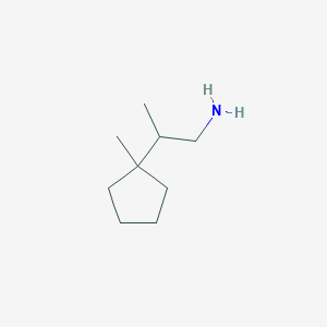 B2953597 2-(1-Methylcyclopentyl)propan-1-amine CAS No. 2248400-53-3