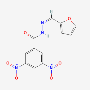 (Z)-N'-(furan-2-ylmethylene)-3,5-dinitrobenzohydrazide