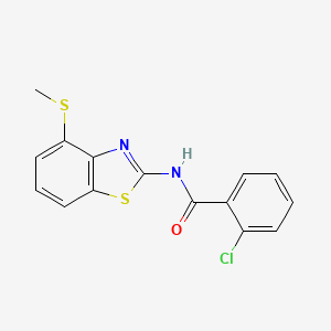 2-chloro-N-(4-(methylthio)benzo[d]thiazol-2-yl)benzamide