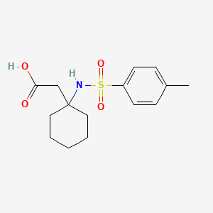 2-[1-(4-Methylbenzenesulfonamido)cyclohexyl]acetic acid
