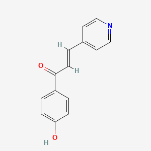 (E)-1-(4-hydroxyphenyl)-3-(pyridin-4-yl)prop-2-en-1-one