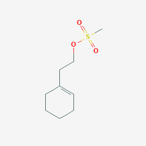 molecular formula C9H16O3S B2953625 2-(1-Cyclohexenyl)ethyl methanesulfonate CAS No. 136425-21-3