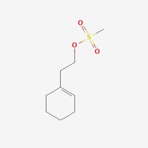 molecular formula C9H16O3S B2953625 2-(1-环己烯基)乙基甲磺酸甲酯 CAS No. 136425-21-3