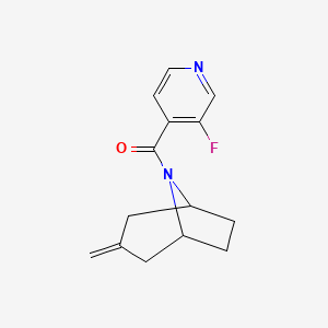 (3-fluoropyridin-4-yl)((1R,5S)-3-methylene-8-azabicyclo[3.2.1]octan-8-yl)methanone