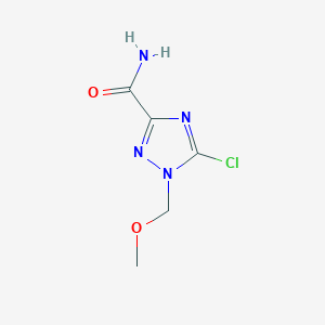 5-chloro-1-(methoxymethyl)-1H-1,2,4-triazole-3-carboxamide
