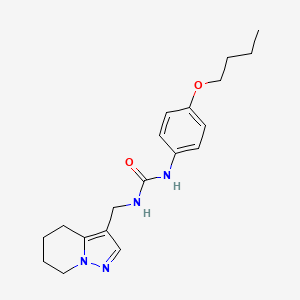 1-(4-Butoxyphenyl)-3-((4,5,6,7-tetrahydropyrazolo[1,5-a]pyridin-3-yl)methyl)urea