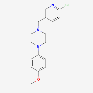 1-[(6-Chloropyridin-3-yl)methyl]-4-(4-methoxyphenyl)piperazine