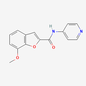 7-methoxy-N-(pyridin-4-yl)-1-benzofuran-2-carboxamide
