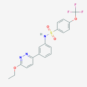 N-(3-(6-ethoxypyridazin-3-yl)phenyl)-4-(trifluoromethoxy)benzenesulfonamide