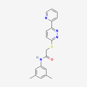 N-(3,5-dimethylphenyl)-2-((6-(pyridin-2-yl)pyridazin-3-yl)thio)acetamide