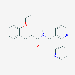 molecular formula C22H23N3O2 B2953740 N-([2,3'-联吡啶]-3-基甲基)-3-(2-乙氧基苯基)丙酰胺 CAS No. 1903374-48-0