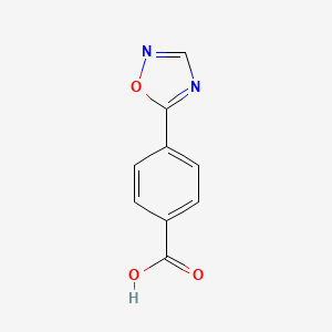 molecular formula C9H6N2O3 B2953746 4-(1,2,4-Oxadiazol-5-yl)benzoic acid CAS No. 1557358-41-4