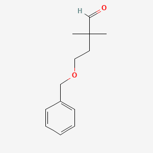 4-(Benzyloxy)-2,2-dimethylbutanal
