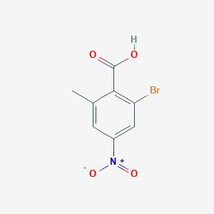 molecular formula C8H6BrNO4 B2953763 2-Bromo-6-methyl-4-nitrobenzoic acid CAS No. 1807209-44-4