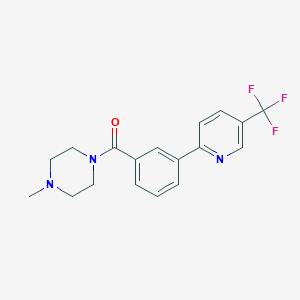1-Methyl-4-{3-[5-(trifluoromethyl)pyridin-2-yl]benzoyl}piperazine