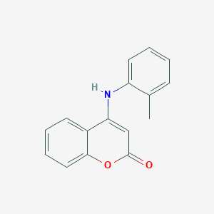 4-(2-Methylanilino)chromen-2-one