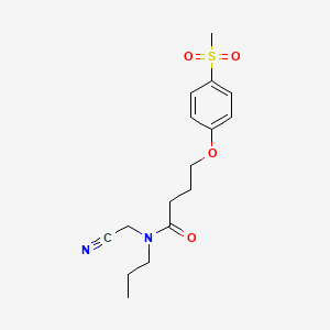 N-(cyanomethyl)-4-(4-methanesulfonylphenoxy)-N-propylbutanamide
