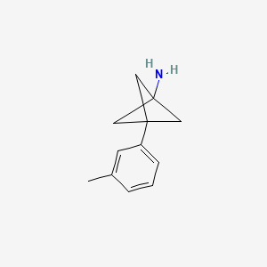 3-(3-Methylphenyl)bicyclo[1.1.1]pentan-1-amine