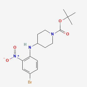 tert-Butyl 4-((4-bromo-2-nitrophenyl)amino)piperidine-1-carboxylate