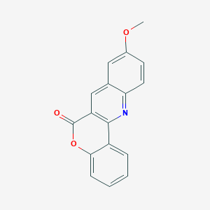 molecular formula C17H11NO3 B295388 9-methoxy-6H-chromeno[4,3-b]quinolin-6-one 