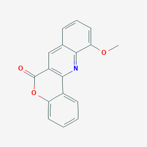 molecular formula C17H11NO3 B295389 11-methoxy-6H-chromeno[4,3-b]quinolin-6-one 