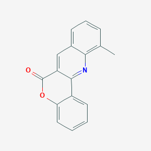 molecular formula C17H11NO2 B295390 11-methyl-6H-chromeno[4,3-b]quinolin-6-one 