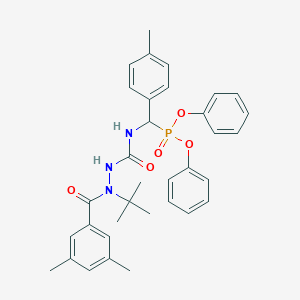Diphenyl ({[2-tert-butyl-2-(3,5-dimethylbenzoyl)hydrazino]carbonyl}amino)(4-methylphenyl)methylphosphonate