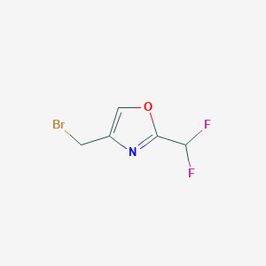 4-(Bromomethyl)-2-(difluoromethyl)oxazole