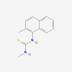 molecular formula C13H14N2S B2953995 N-甲基-N'-(2-甲基-1-萘基)硫脲 CAS No. 860610-49-7