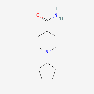 molecular formula C11H20N2O B2954028 1-Cyclopentylpiperidine-4-carboxamide CAS No. 1170458-48-6