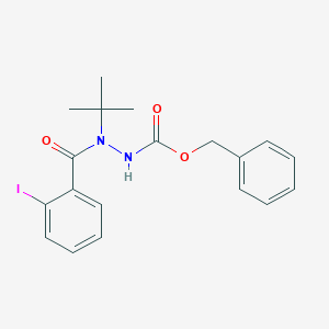 Benzyl 2-tert-butyl-2-(2-iodobenzoyl)hydrazinecarboxylate