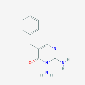 2,3-diamino-5-benzyl-6-methyl-4(3H)-pyrimidinone