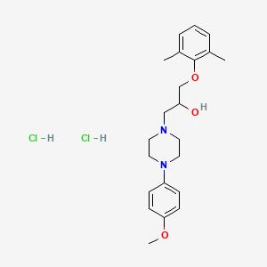 1-(2,6-Dimethylphenoxy)-3-(4-(4-methoxyphenyl)piperazin-1-yl)propan-2-ol dihydrochloride