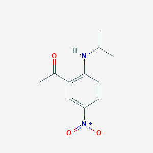 1-[2-(Isopropylamino)-5-nitrophenyl]ethanone