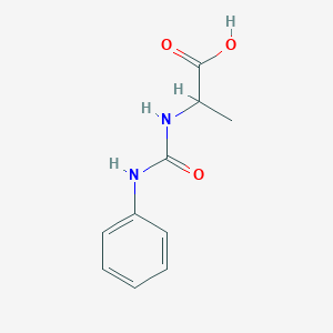 molecular formula C10H12N2O3 B2954105 N-(Anilinocarbonyl)alanine CAS No. 33653-68-8