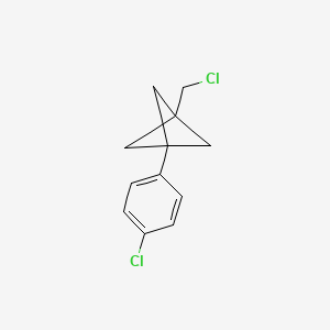 1-(Chloromethyl)-3-(4-chlorophenyl)bicyclo[1.1.1]pentane