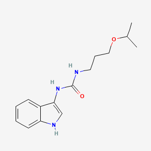 B2954251 1-(1H-indol-3-yl)-3-(3-isopropoxypropyl)urea CAS No. 941987-50-4